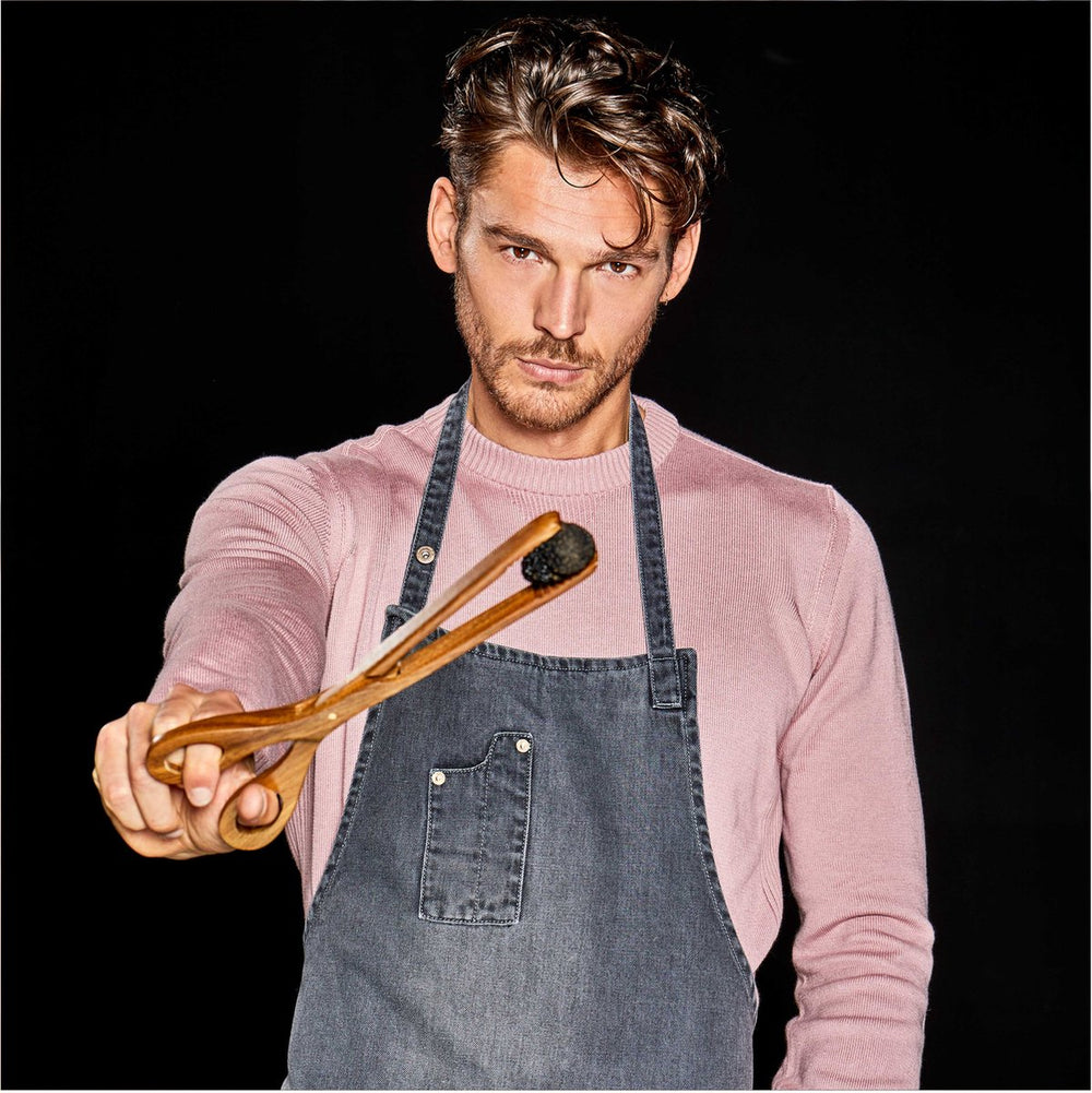 Dutchdeluxes - Handcrafted - Barbecue - BBQ - Kitchen apron - 5 Pockets - Dark Grey