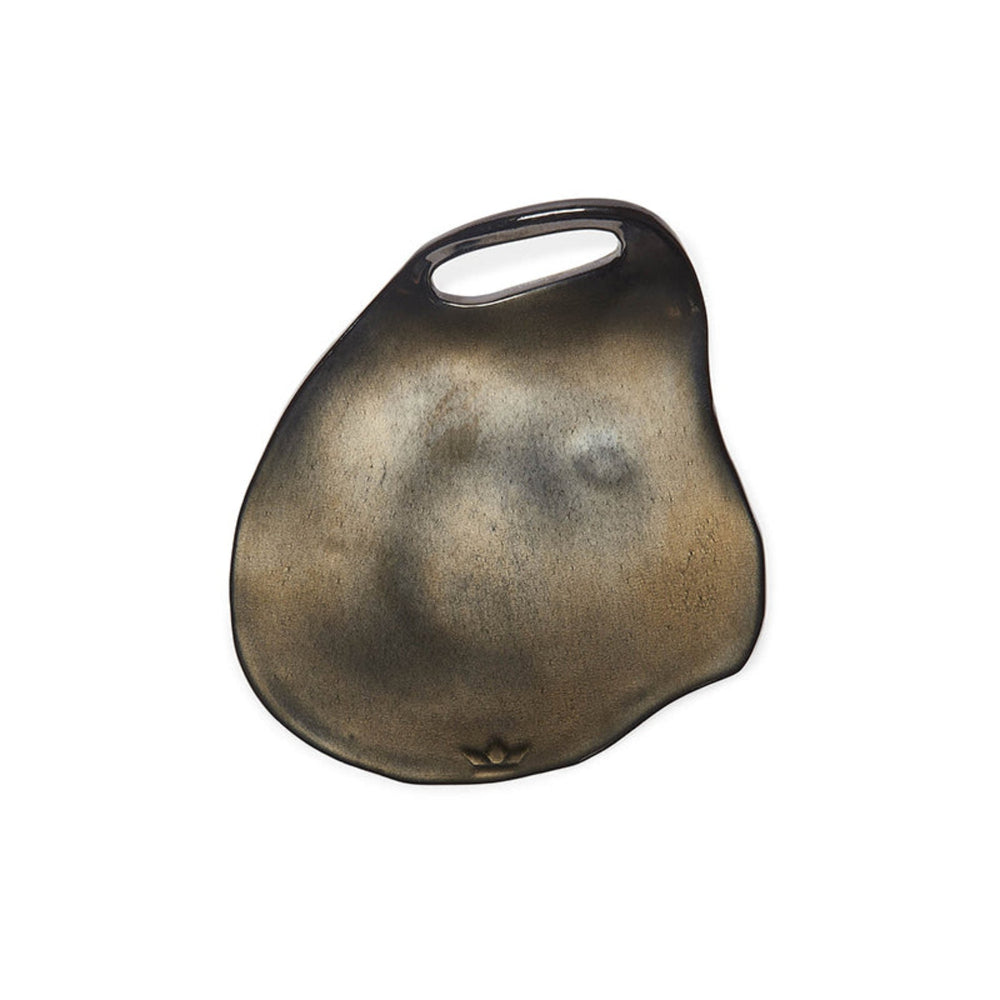 Dutchdeluxes - Earthenware - Lola - Plate - Serving plate - Breakfast plate - Lunch plate - Platinum