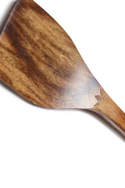 Dutchdeluxes - Luxury acacia - Cooking utensil - Spatula with tasting spoon - Brown