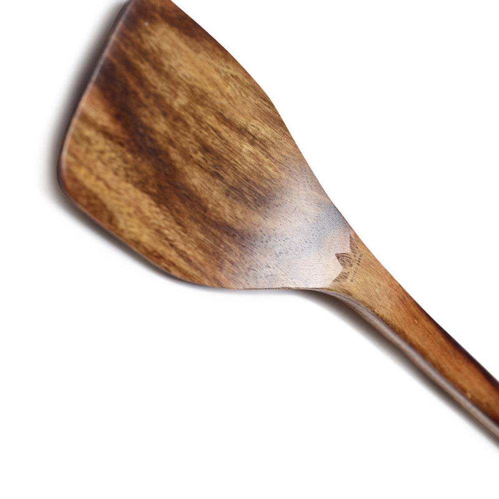 Dutchdeluxes - Luxury acacia - Cooking utensil - Spatula with tasting spoon - Brown