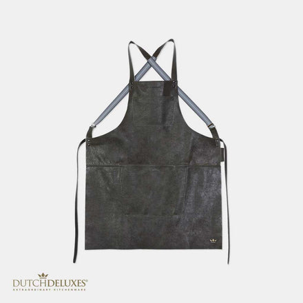 Suspender Style Apron - Vintage Grey