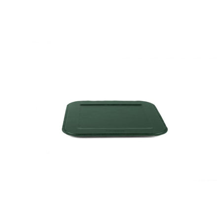 Serving tray | Square - Forest Green | Full grain leather on solid wood core | 34X34 CM