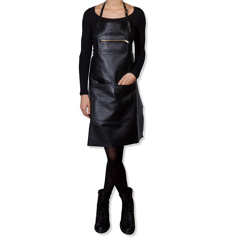 Dutchdeluxes Leather - Handmade - Apron - Amazing Apron - Black