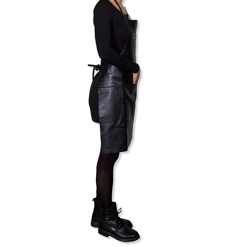 Dutchdeluxes Leather - Handmade - Apron - Amazing Apron - Black