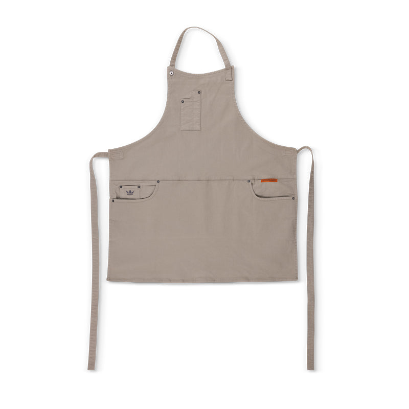 Dutchdeluxes Indigo jeans - Barbecue or kitchen apron - 5 pockets - Beige