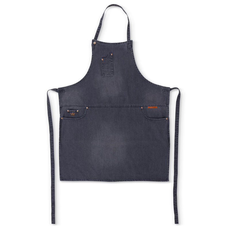 Dutchdeluxes - Handcrafted - Barbecue - BBQ - Kitchen apron - 5 Pockets - Dark Grey