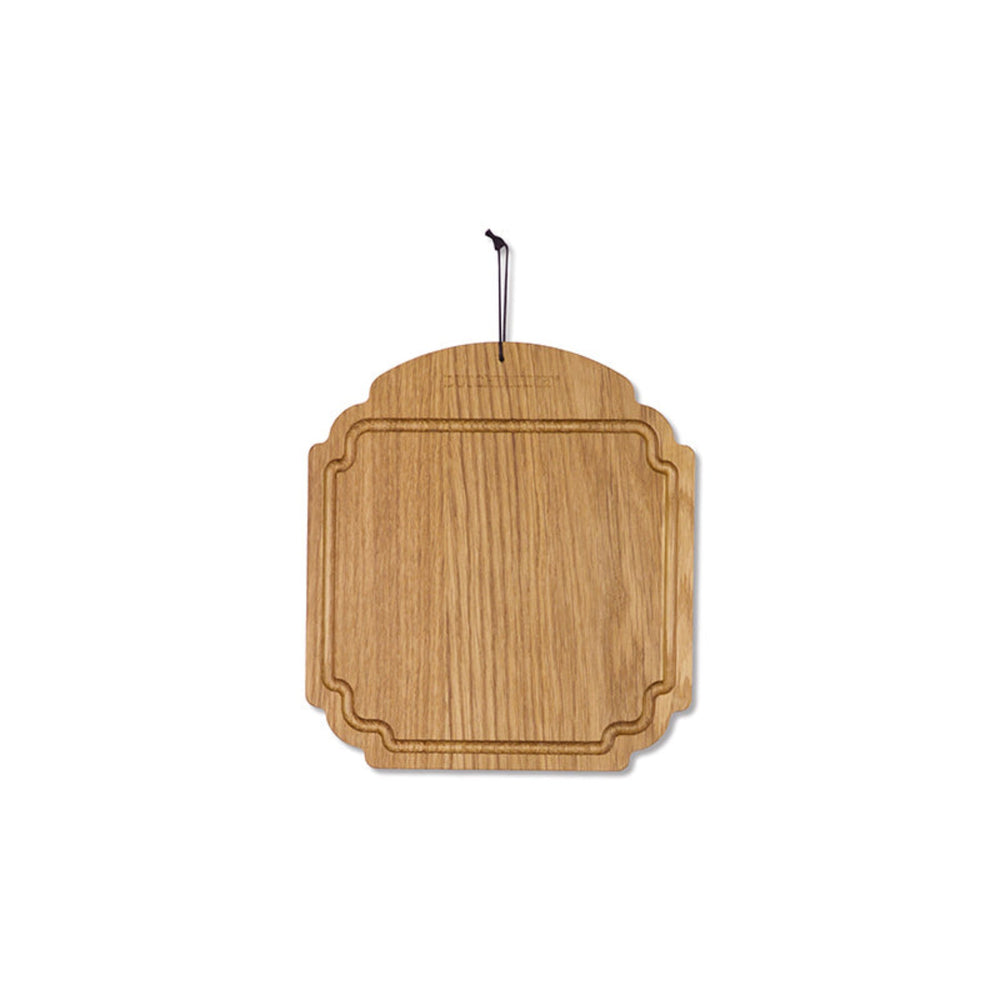 Dutchdeluxes - Handmade - High-quality Wood - Breakfast Board - Serving Board - Bread Board - 21x19.5 cm - Light Brown