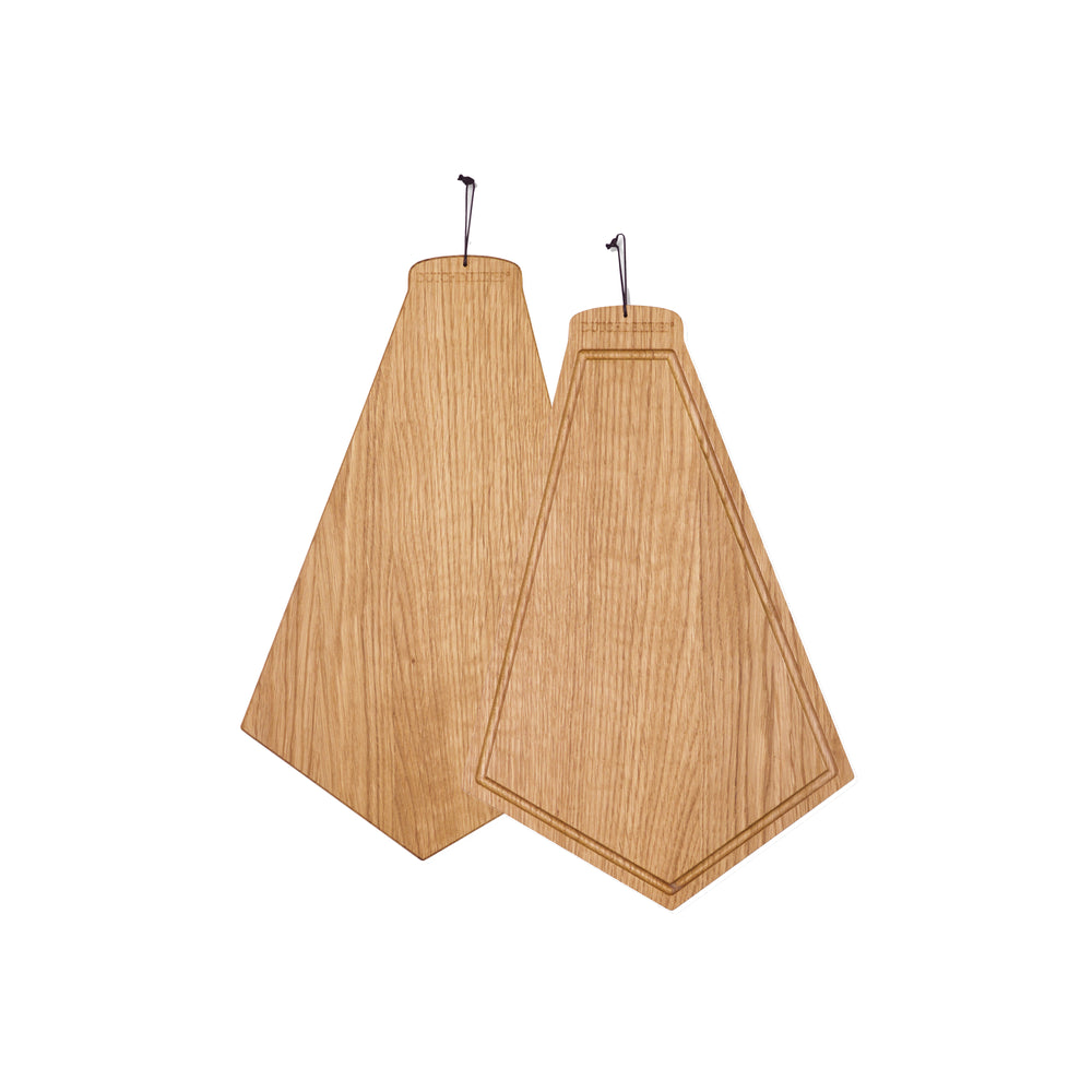 Dutchdeluxes - Luxury - Oak wood - Serving board - Cutting board - Presentation board - Brown