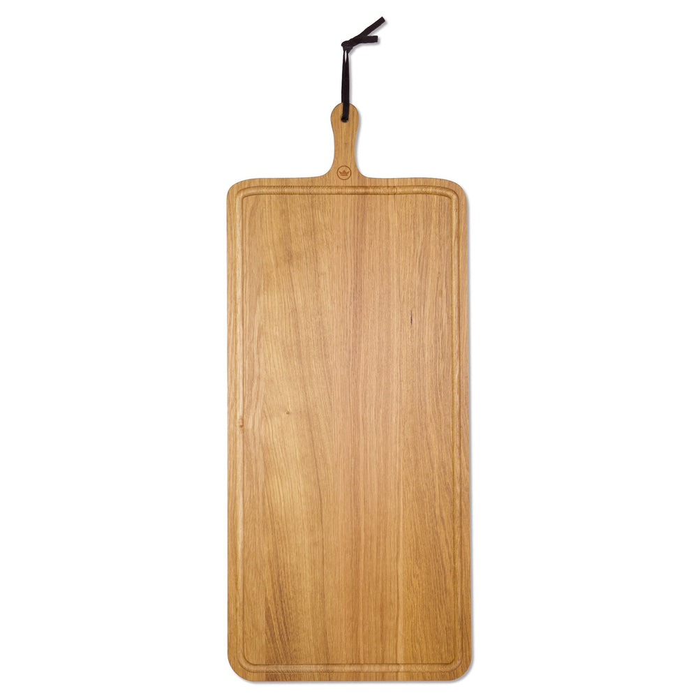 Dutchdeluxes - Luxury - Oak wood - Rectangular - Bread board - Cutting board - Serving board - XL - 70x34 cm - Brown