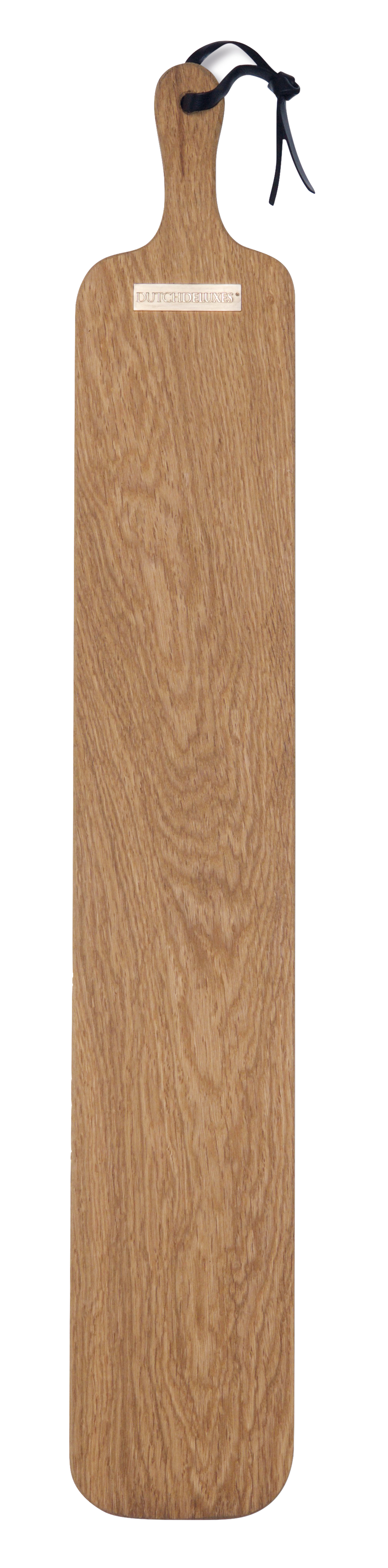 Dutchdeluxes - Breadboard - Cutting board - Serving board - 70x12 cm - Solid oak - XL - Stripe - Brown