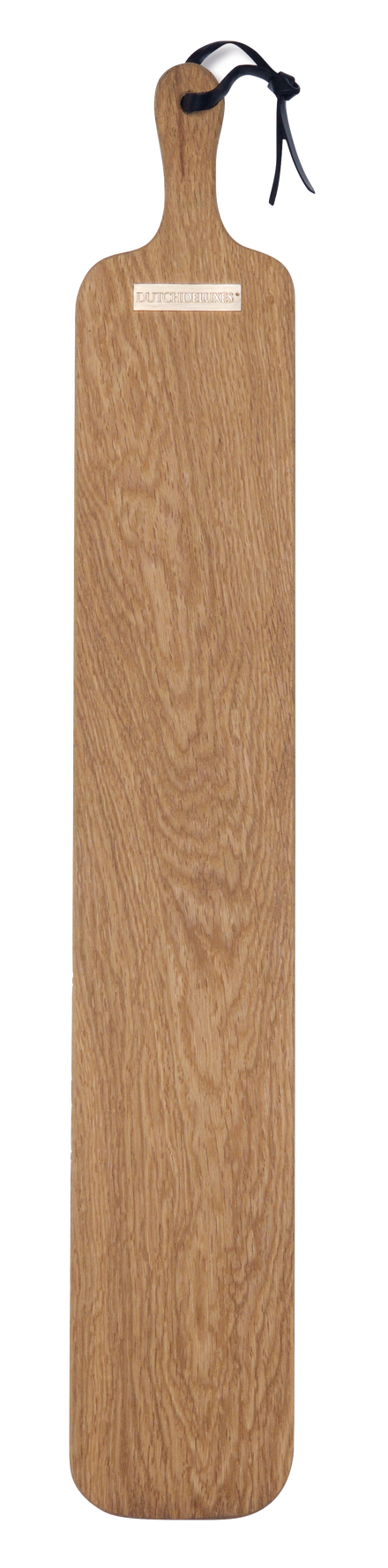 Dutchdeluxes - Broodplank - Snijplank - Serveerplank - 70x12cm - Massief eikenhout - XL - Stripe - Bruin