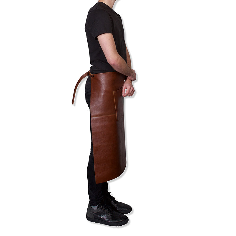 Waist Apron Long | Belt/Buckle - Classic Brown