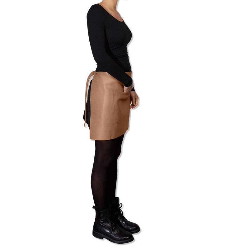 Waist Apron Short | Belt/Buckle - Classic Natural