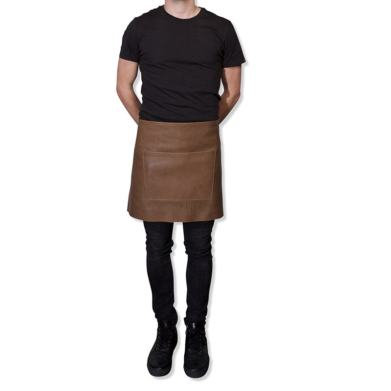 Waist Apron Short| Belt/Buckle - Classic Brown