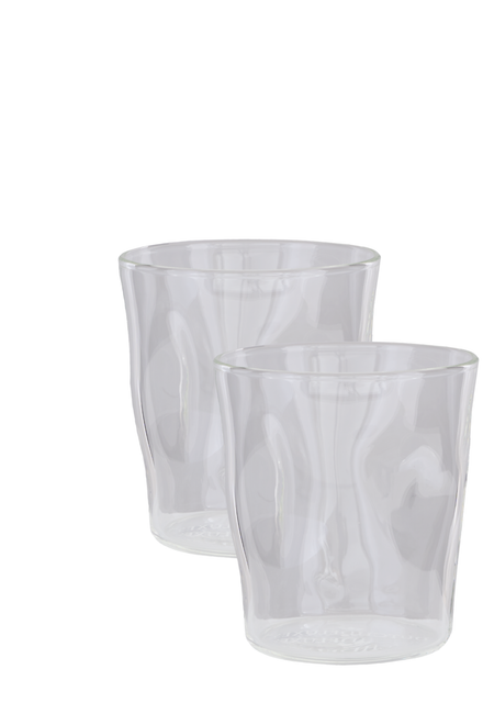 Dutchdeluxes - Gehard Glas - Luxe mok - Theekop -Koffiekop - 130ml - Transparant - Set van 2
