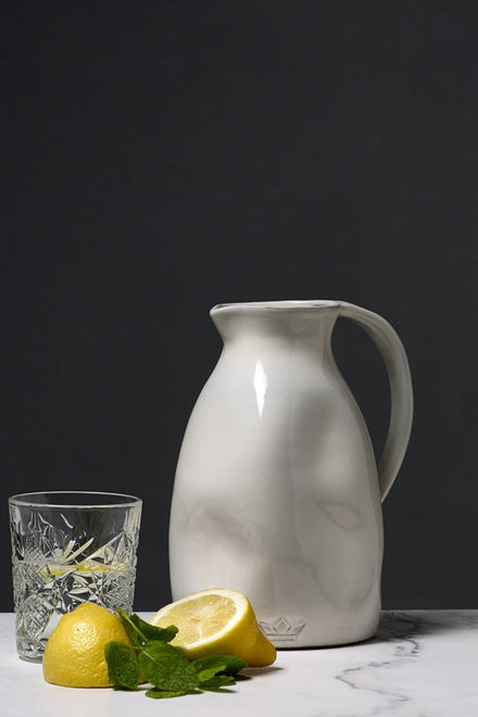 Dutchdeluxes - Luxury - Earthenware - Medium - Carafe - White