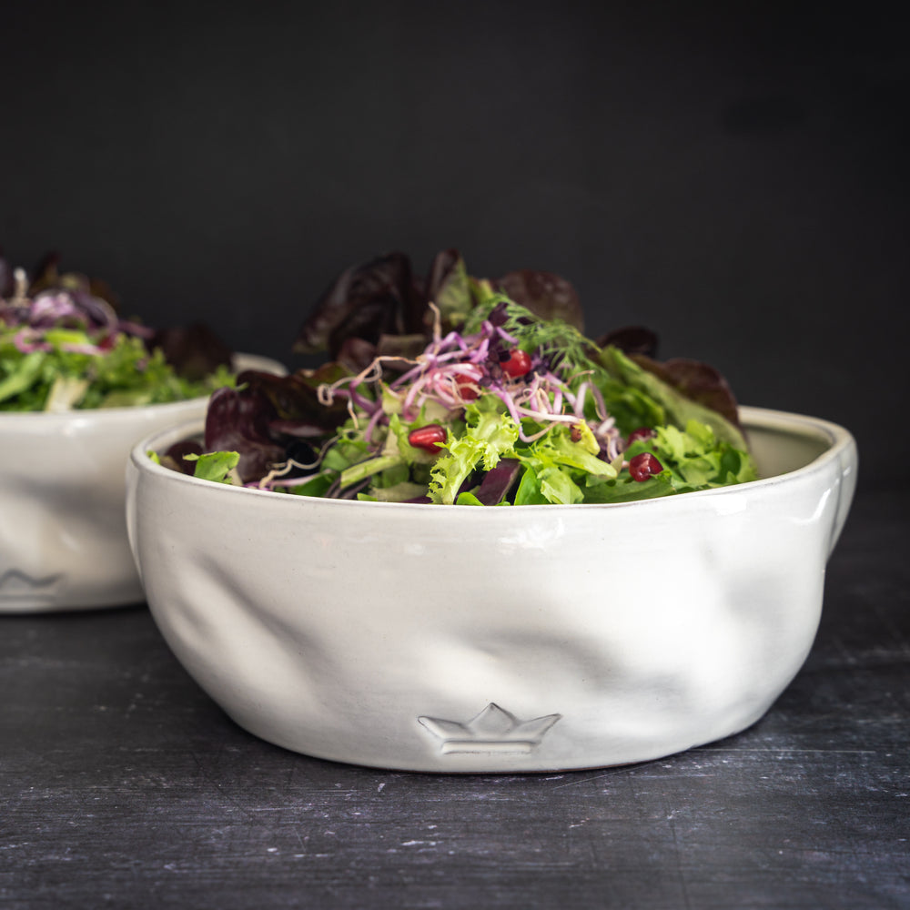 Dutchdeluxes - Ceramic - Luxury - Breakfast - Soup bowl - 2 pieces - 500 ml - White