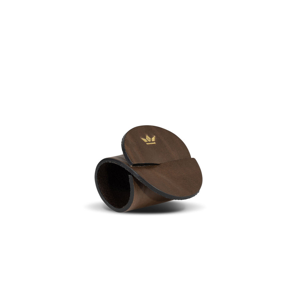 Dutchdeluxes - Serviettenringe - Handgefertigt - Leder - 4 Stück - Vintage Braun