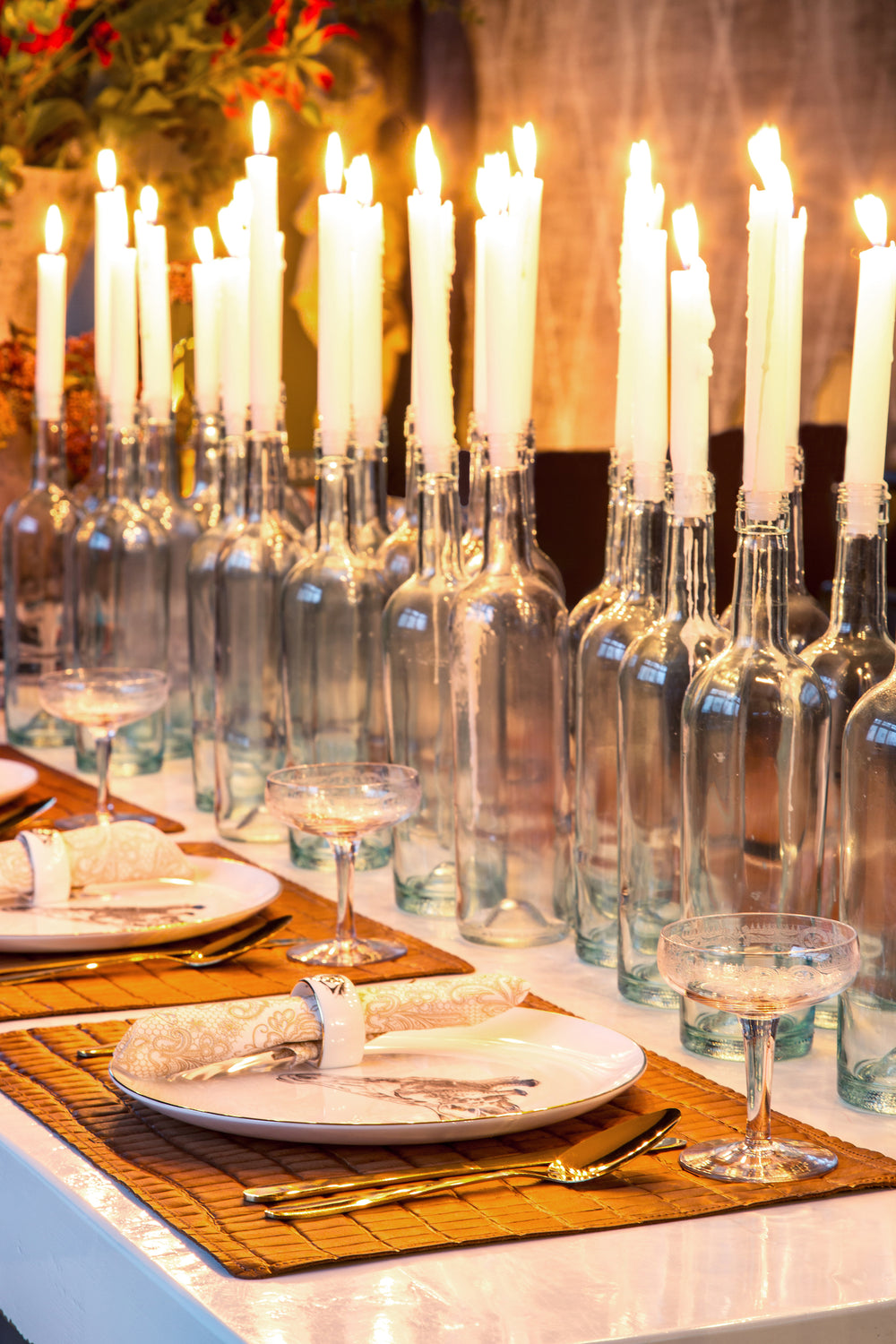 Dutchdeluxes - Full grain leather - Handmade - Luxury - Placemats - 1 piece - Dark brown