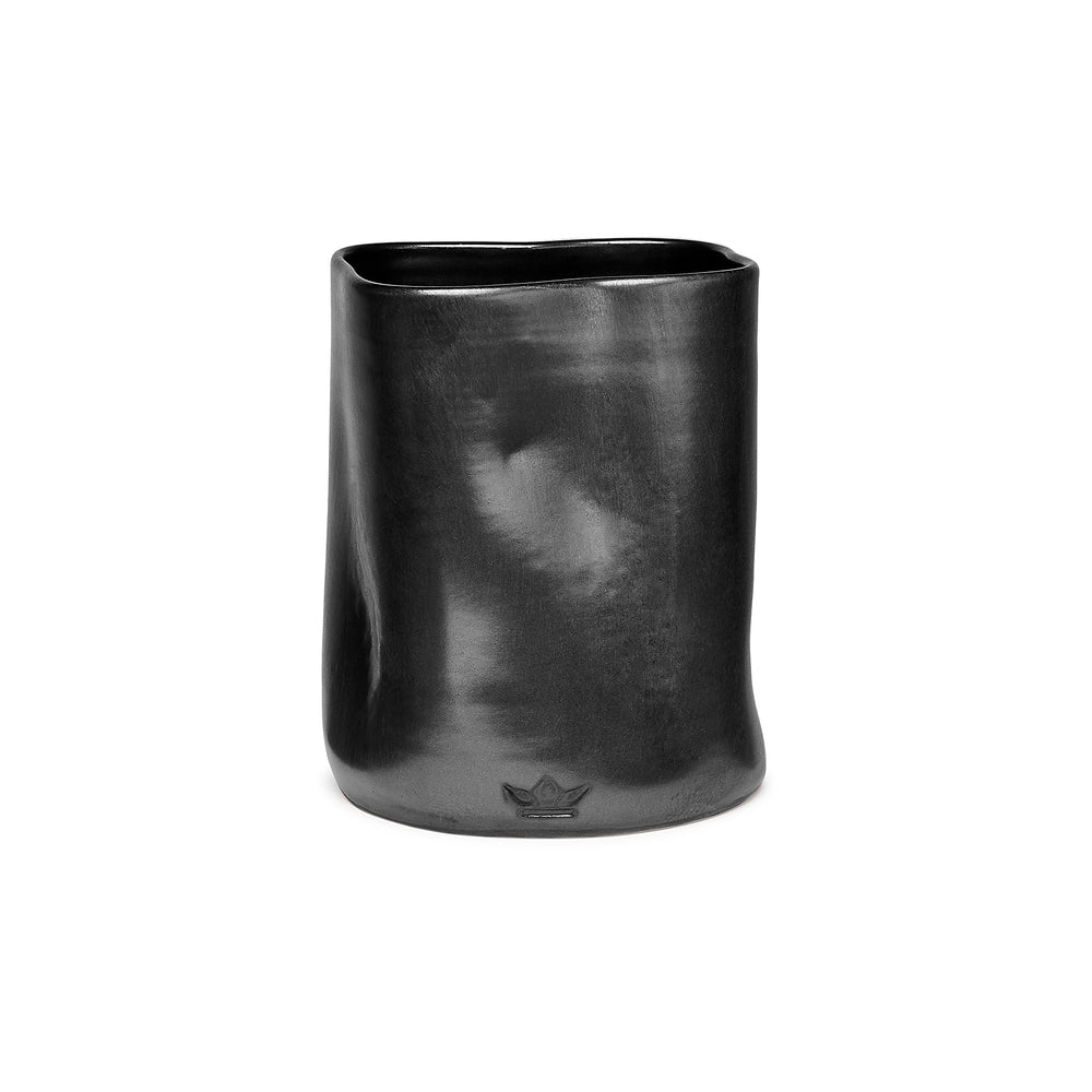 Dutchdeluxes utensil holder - Handmade - Ceramic - Kitchen utensil pot - Matt black