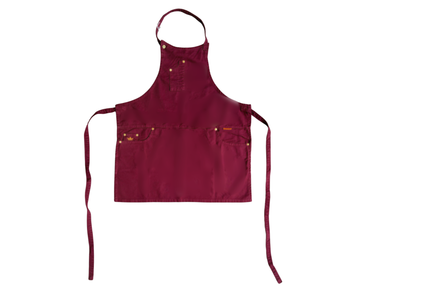 Dutchdeluxes - Denim - Barbecue - BBQ - Tablier - Cuisine - Jeans Indigo - 5 poches - Aubergine