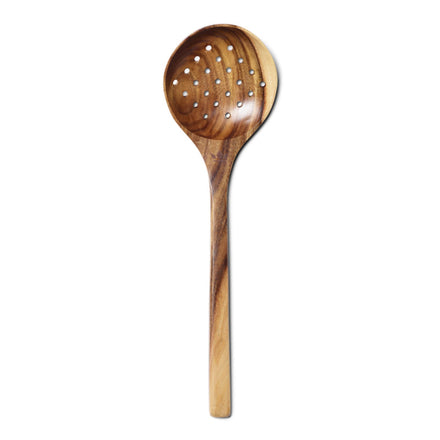 Dutchdeluxes - Luxury acacia wood - Kitchen utensil - Large skimmer - Brown