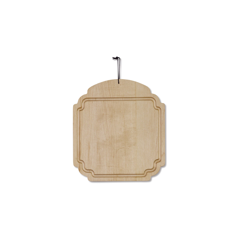 Dutchdeluxes - Luxury - Maple - Serving board - Cutting board - Breakfast plate - White beige