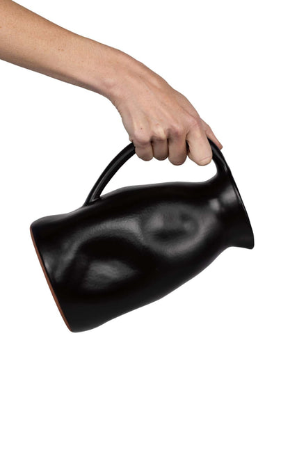 Dutchdeluxes - Earthenware - Handmade - Luxury carafe - Black