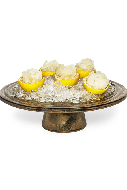 Dutchdeluxes - Keramiek - Taartplateau - Platinum - Serveren van hapjes - Groot - 32 cm diameter