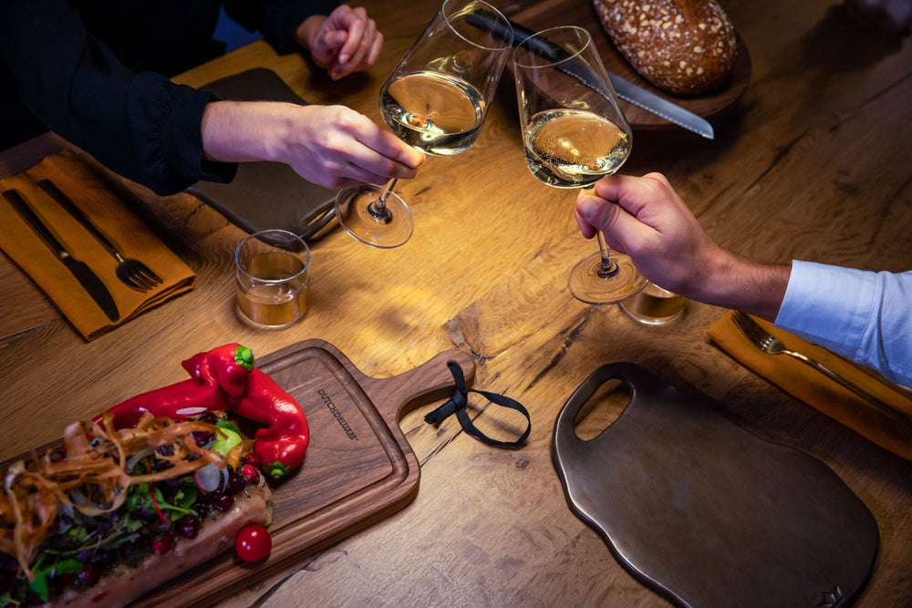 Dutchdeluxes - XL slim fit - Solid walnut - Breadboard - Cutting board - Serving board - 19x70 cm - Brown