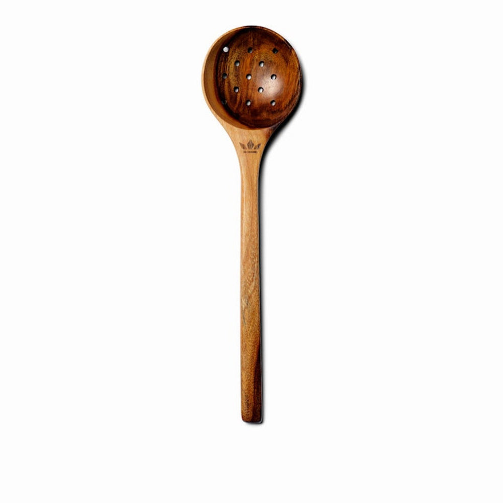Dutchdeluxes - Luxury acacia - Cooking utensil - Slotted spoon - Medium - Elegant - Unique