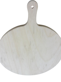 HORECA Dishwasher-safe Solid wooden cutting and presentation board - Round - With Handle