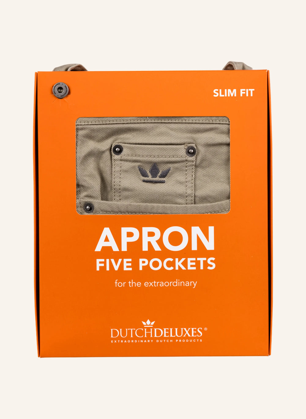 Dutchdeluxes - Handcrafted - Apron with Five Pockets - 4 Pieces - Slim Fit - Cotton - Christmas - Party Set - Mixed
