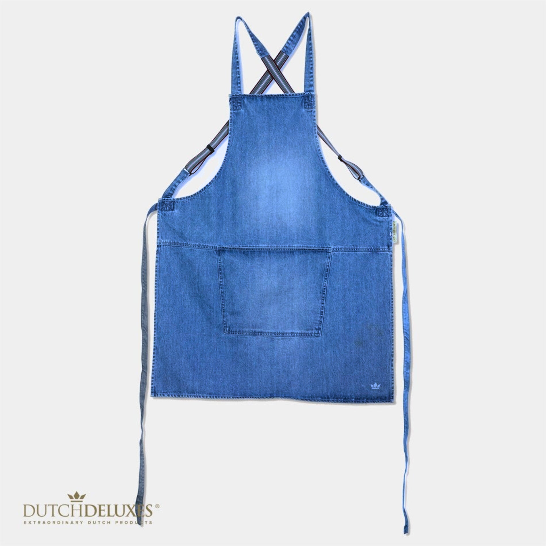 Dutchdeluxes apron - Handmade - With braces - Unique - Hospitality - L