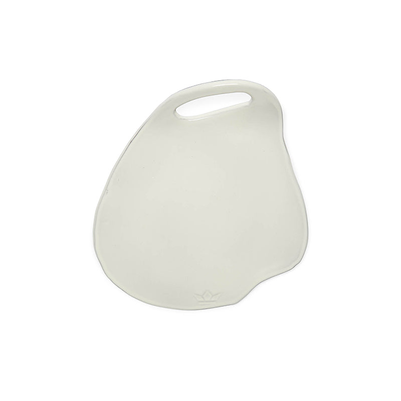 Dutchdeluxes – Plat de service en céramique de haute qualité – Lola Blanc – 1 pièce