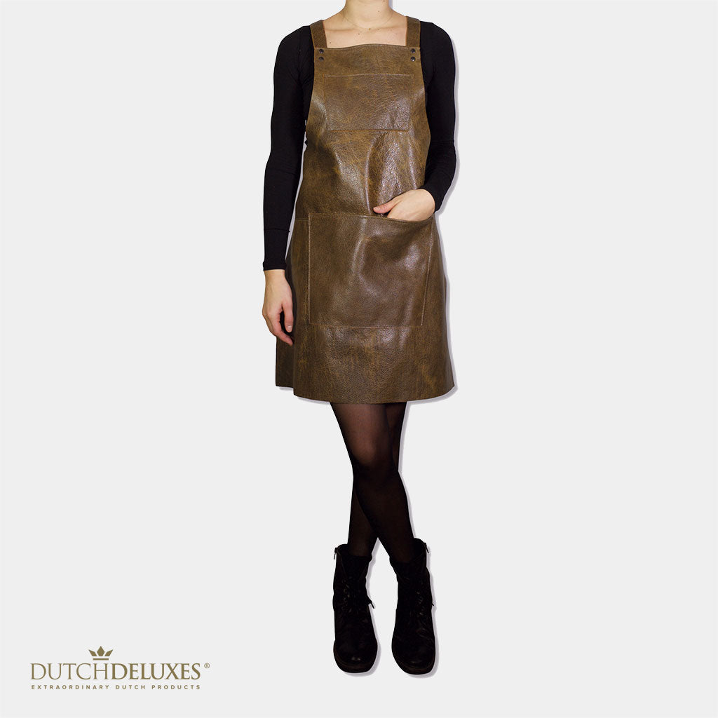 Dutchdeluxes apron - Handmade - With braces - Unique - Hospitality - V
