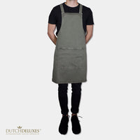 Tablier Dutchdeluxes - Fait main - Avec sangles - Unique - Gris