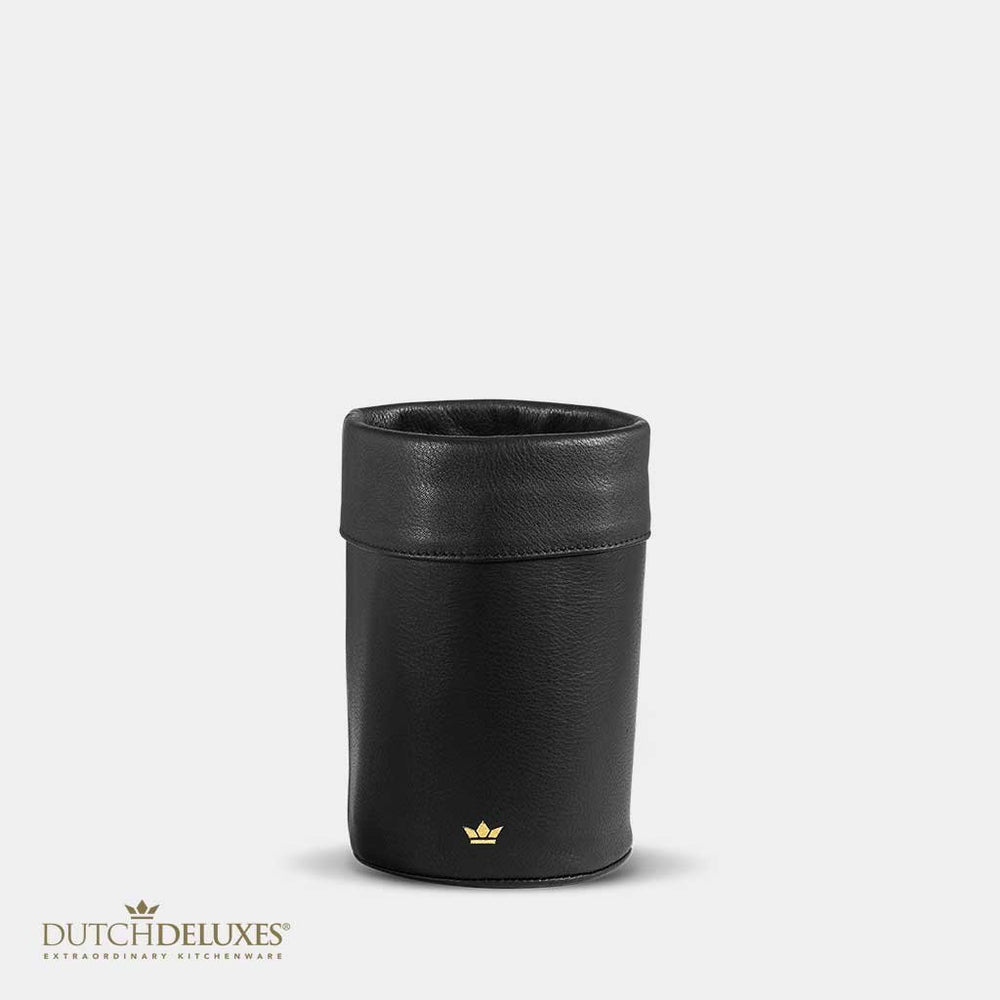 Dutchdeluxes - Luxe - Leer - Wijnkoeler - Perfecte temperatuur - Koele drankjes - Zwart