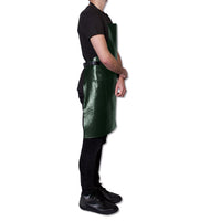 Apron | Metallic Green/Black bbq style