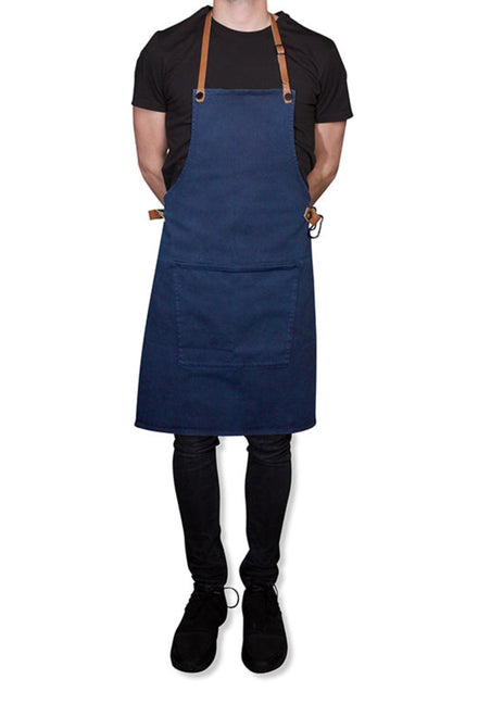 Dutchdeluxes - Fait main - Unique - Tablier de barbecue - Tablier de cuisine - Bleu foncé