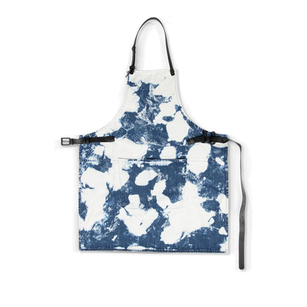 Dutchdeluxes - Handgemaakt - Katoen - BBQ-stijl - Keukenschort - Blauw gekleurd