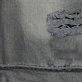 Dutchdeluxes - Leer - Hoogwaardig - Uniek - Barbecue - BBQ - Schort - Karabijnhaken - Distressed Denim Grey - Lichtgrijs