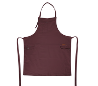 Dutchdeluxes - Denim - Burgundy - Aubergine - Apron - Kitchen - Indigo jeans - 5 pockets