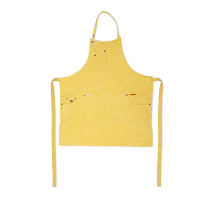 Dutchdeluxes Indigo jeans - Tablier de barbecue ou de cuisine - 5 poches - Jaune