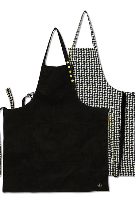 Omkeerbare Parijse modeschort Pied de Poule