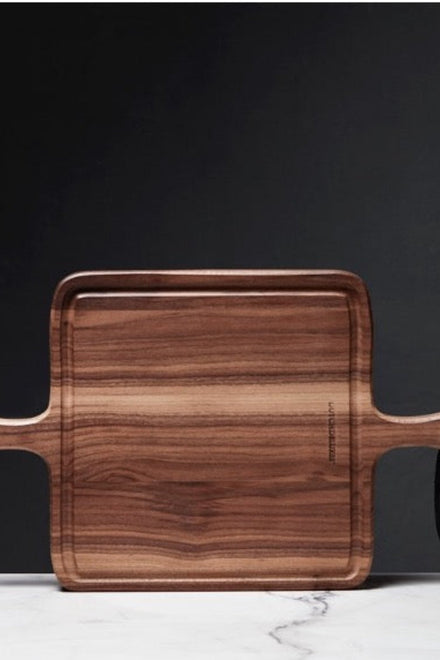 Dutchdeluxes - Geolied walnoot - Barbecue - BBQ - Plank - XL - Vierkant - Luxe - Multifunctioneel - Bruin