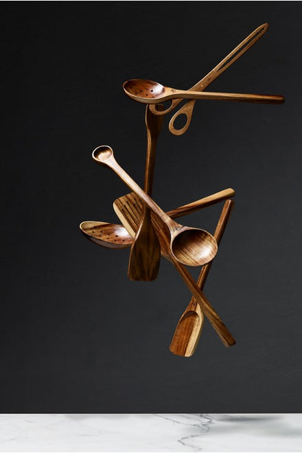 Wooden Skimmer Spoon XL - Acacia wood