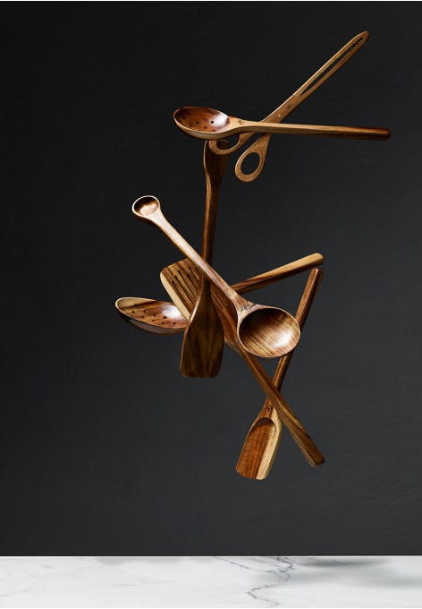 Wooden Skimmer Spoon XL - Acacia wood