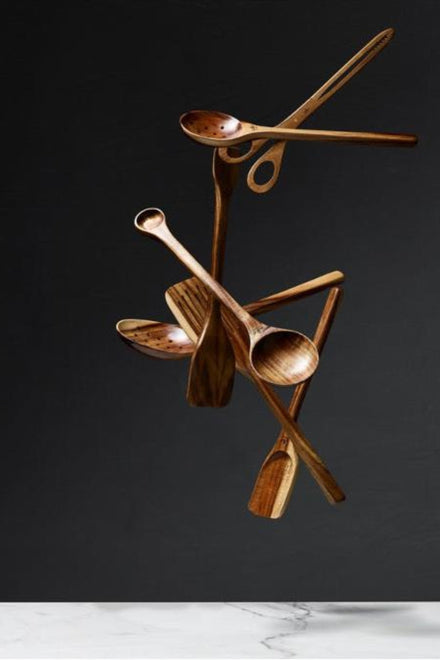 Dutchdeluxes - Bois d'acacia - Luxe - Ustensile de cuisine - Spatule - Moyen