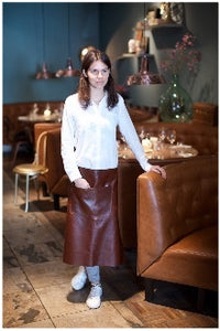 Waist Apron Long | Belt/Buckle - Classic Brown
